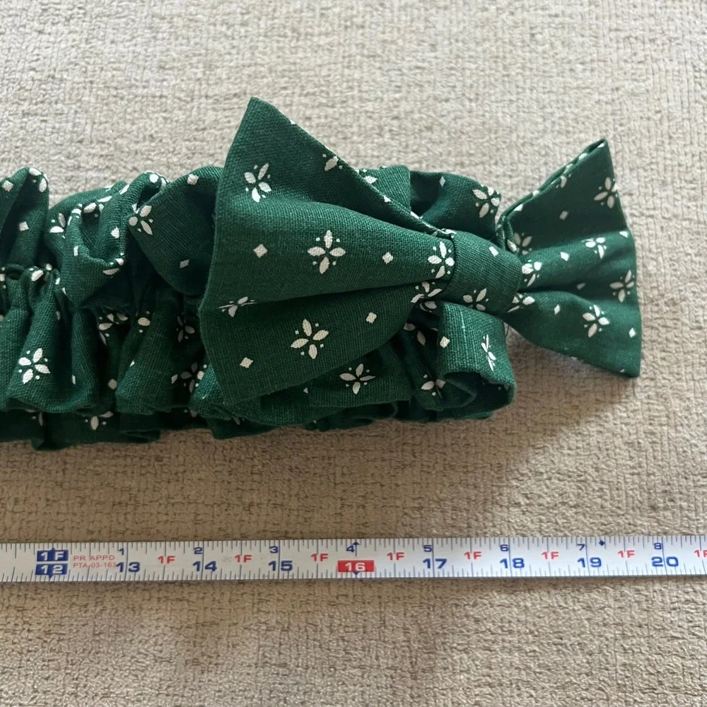 Longaberger Vintage Basket Garter Large Heritage Green Original Pattern